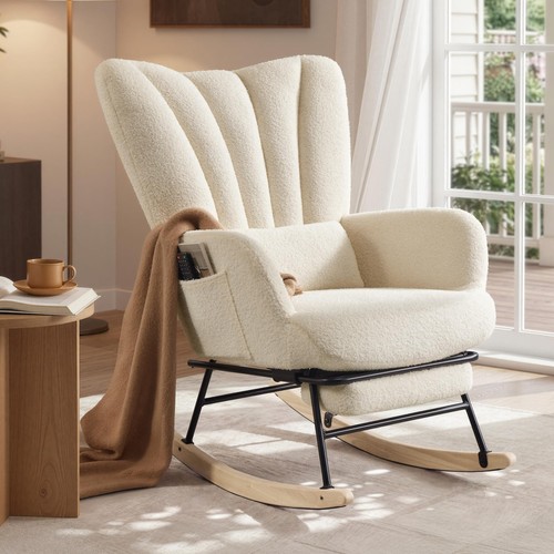 Sedia dondolo poltrona con - a,