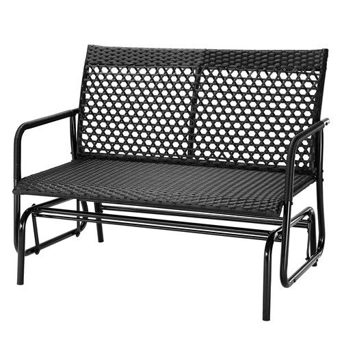 Panchina dondolo rattan - a,