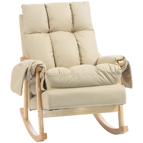 Homcom sedia dondolo - sedia, con
